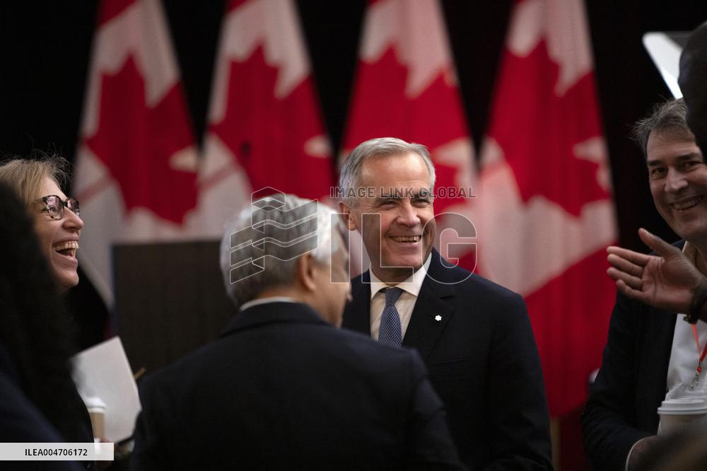 Mark Carney Delivers Remarks In Edmonton - Canada