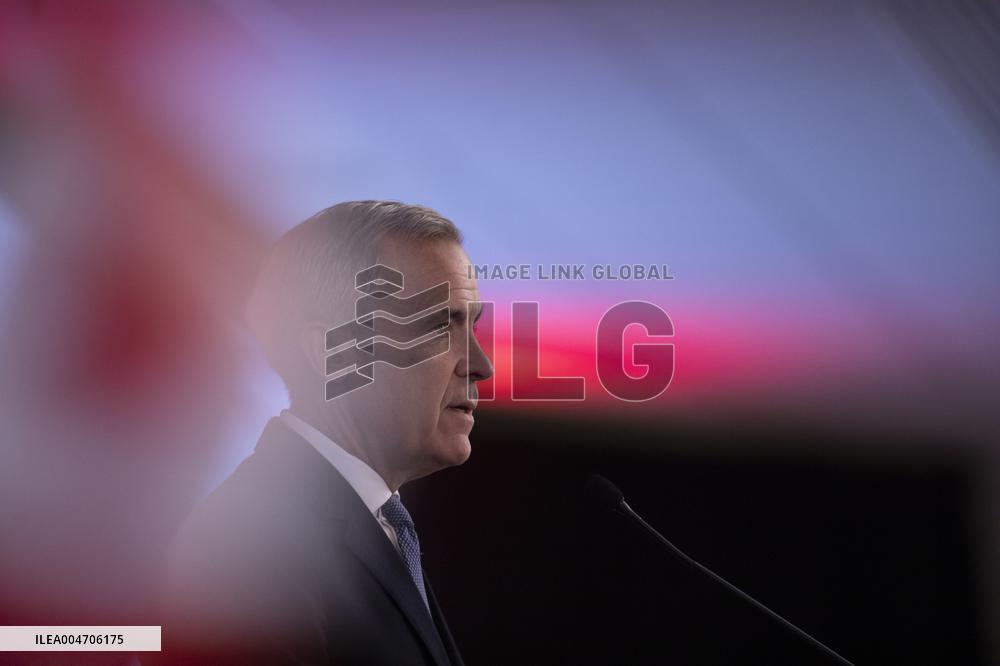 Mark Carney Delivers Remarks In Edmonton - Canada