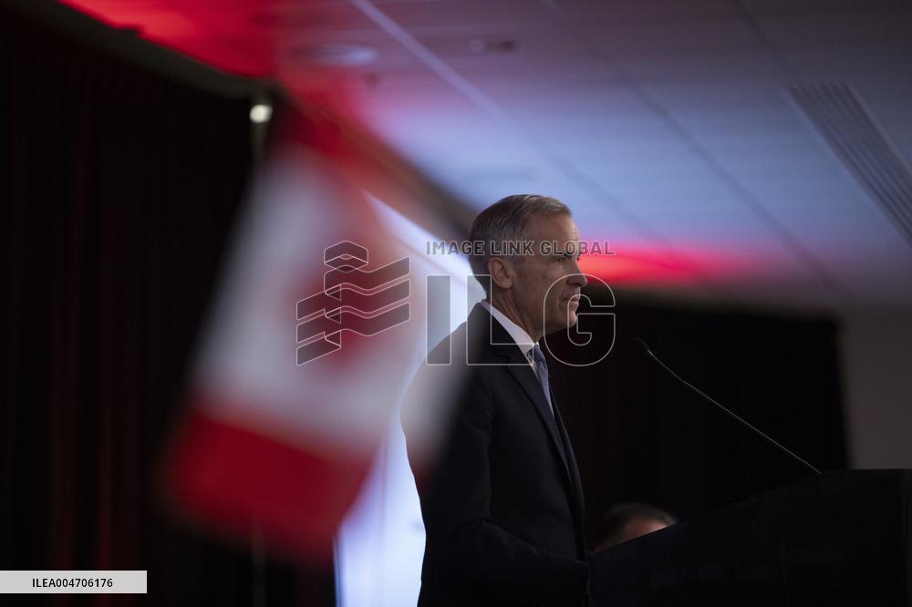 Mark Carney Delivers Remarks In Edmonton - Canada