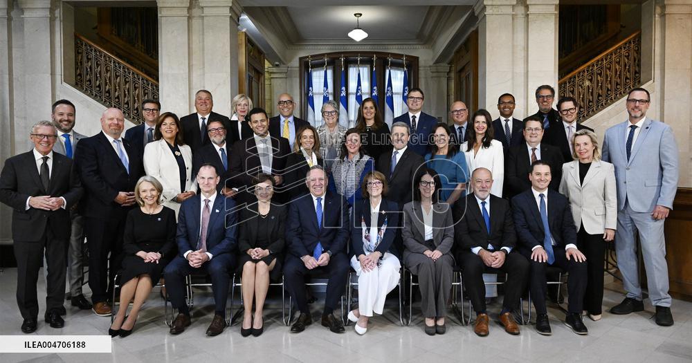 Quebec Premier Francois Legault Unveils New Cabinet In Quebec City - Canada