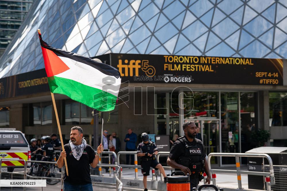 Pro-Palestinian Protesters Gather In Toronto - Canada