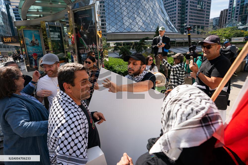 Pro-Palestinian Protesters Gather In Toronto - Canada