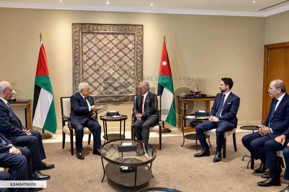 Jordan's King Abdullah II Meets Palestinian President Abbas - Amman