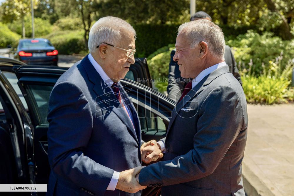 Jordan's King Abdullah II Meets Palestinian President Abbas - Amman