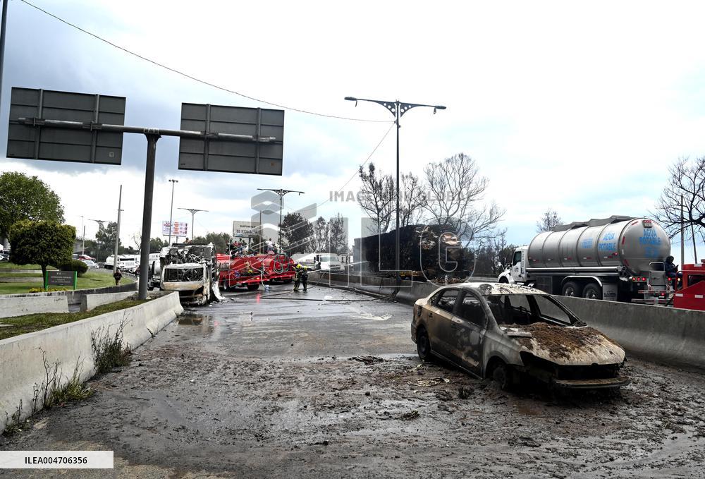 3 Killed and 70 Injured in Gas Explosion - Mexico City