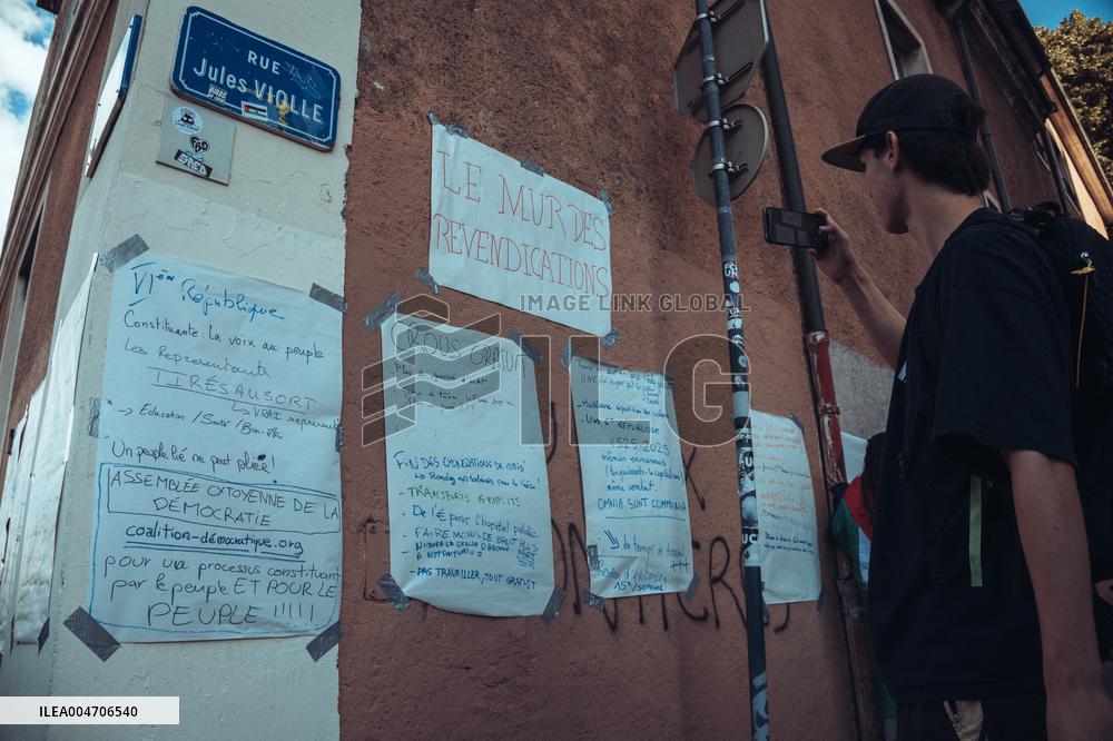 Bloquons Tout in Grenoble