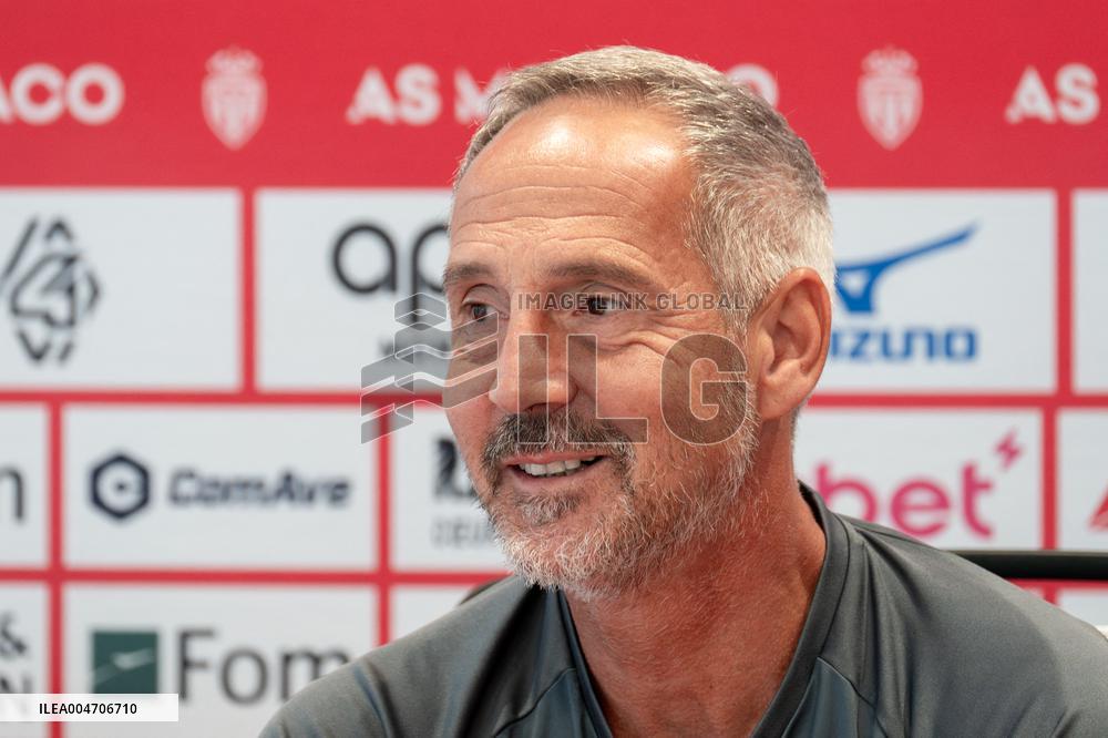 ASMONACO-FOOTBALL-PRESS-C ONFERENCE