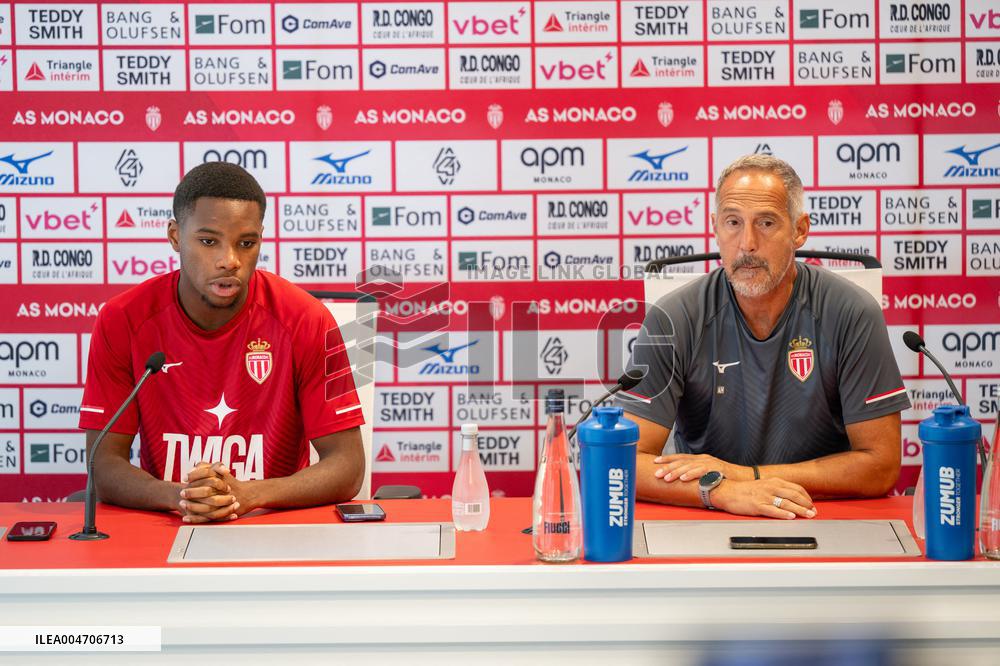 ASMONACO-FOOTBALL-PRESS-C ONFERENCE