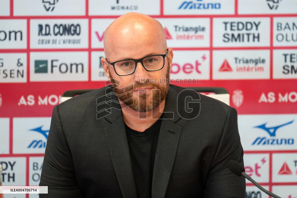 ASMONACO-FOOTBALL-PRESS-C ONFERENCE