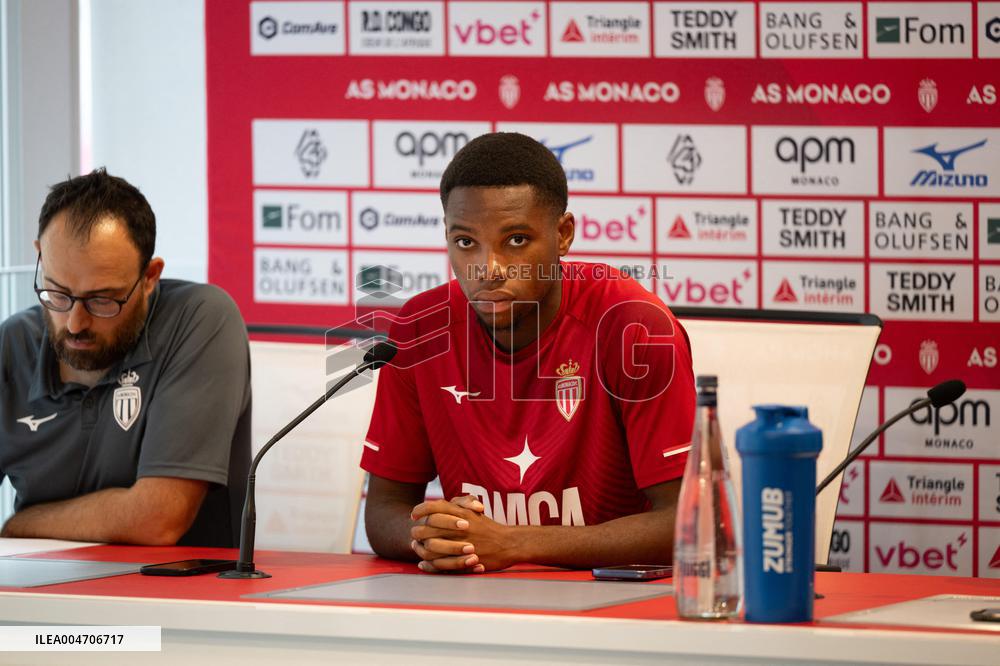 ASMONACO-FOOTBALL-PRESS-C ONFERENCE