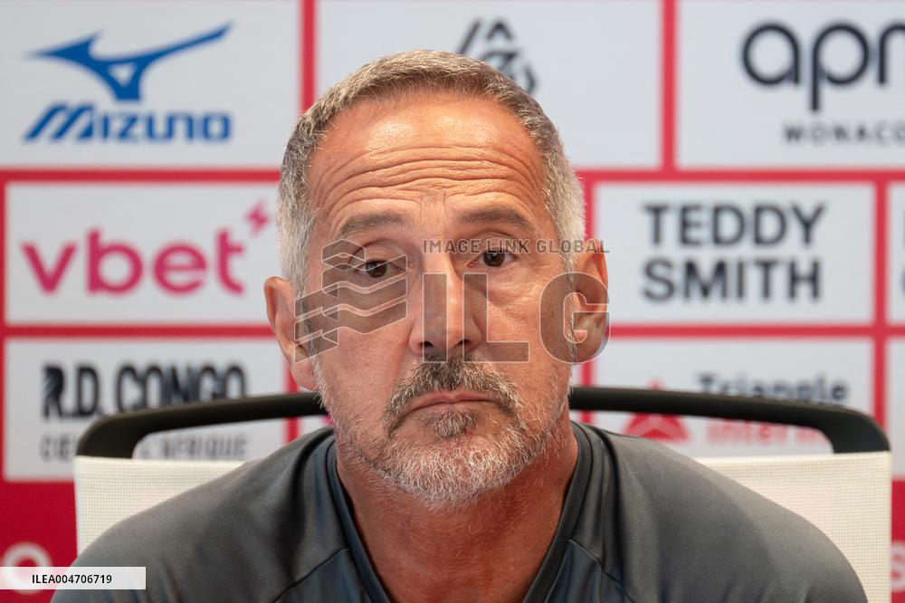 ASMONACO-FOOTBALL-PRESS-C ONFERENCE