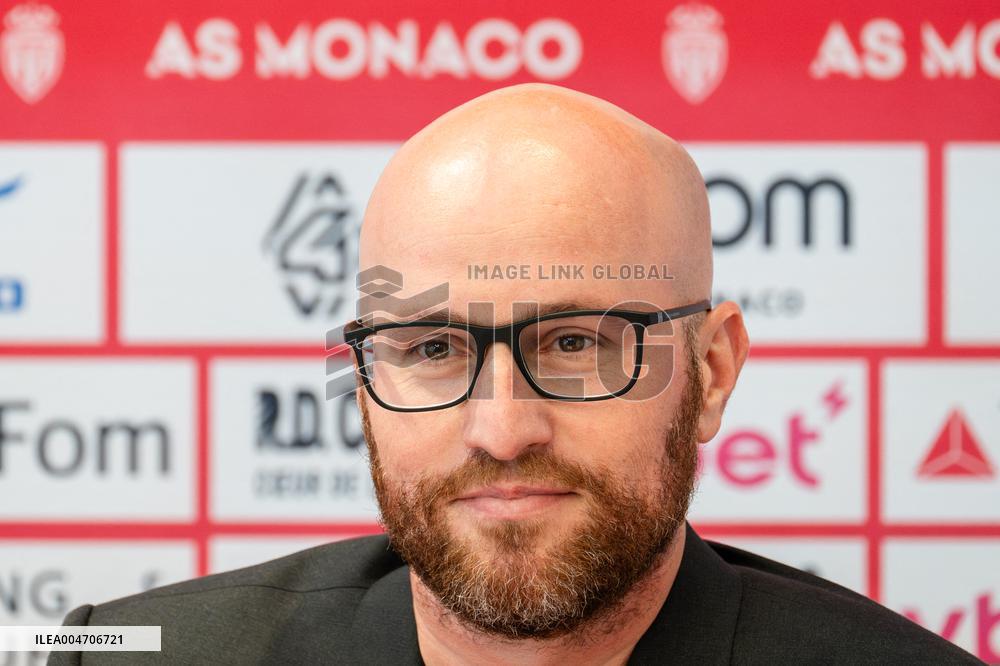 ASMONACO-FOOTBALL-PRESS-C ONFERENCE