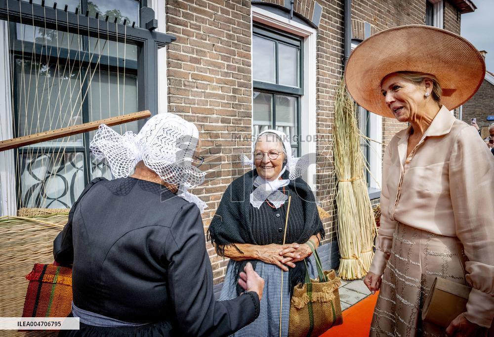 Queen Maxima Opens Restored Carpet Museum - Genemuiden