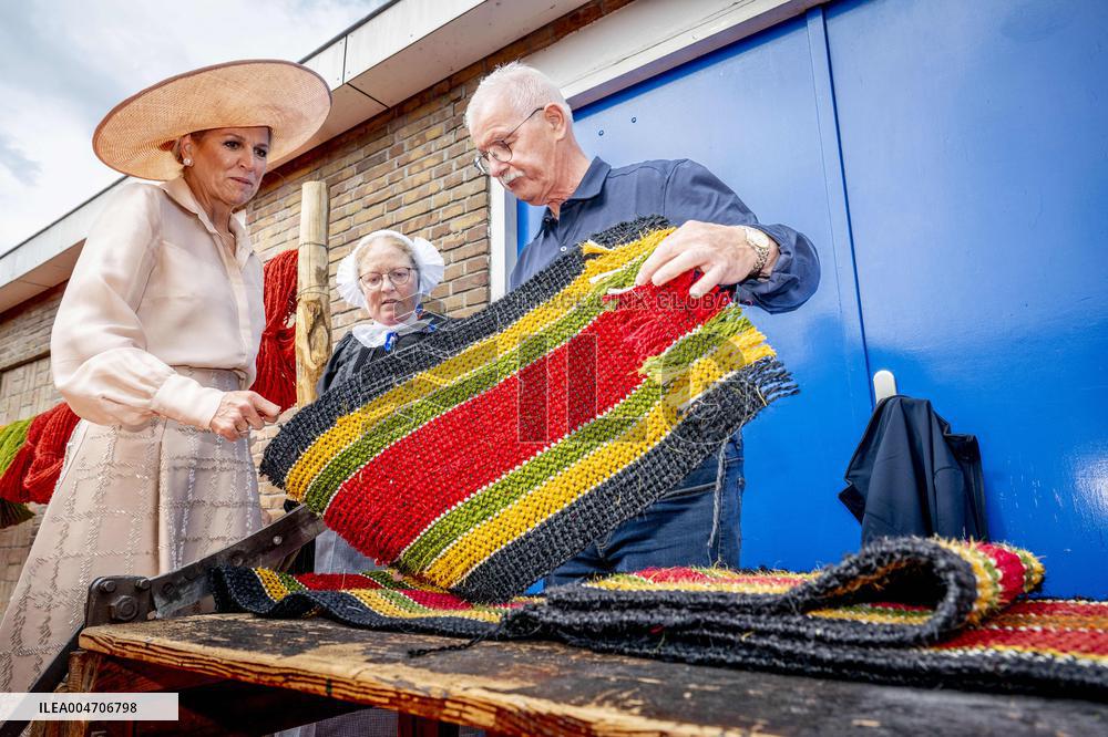 Queen Maxima Opens Restored Carpet Museum - Genemuiden