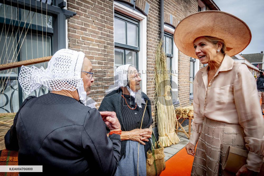 Queen Maxima Opens Restored Carpet Museum - Genemuiden