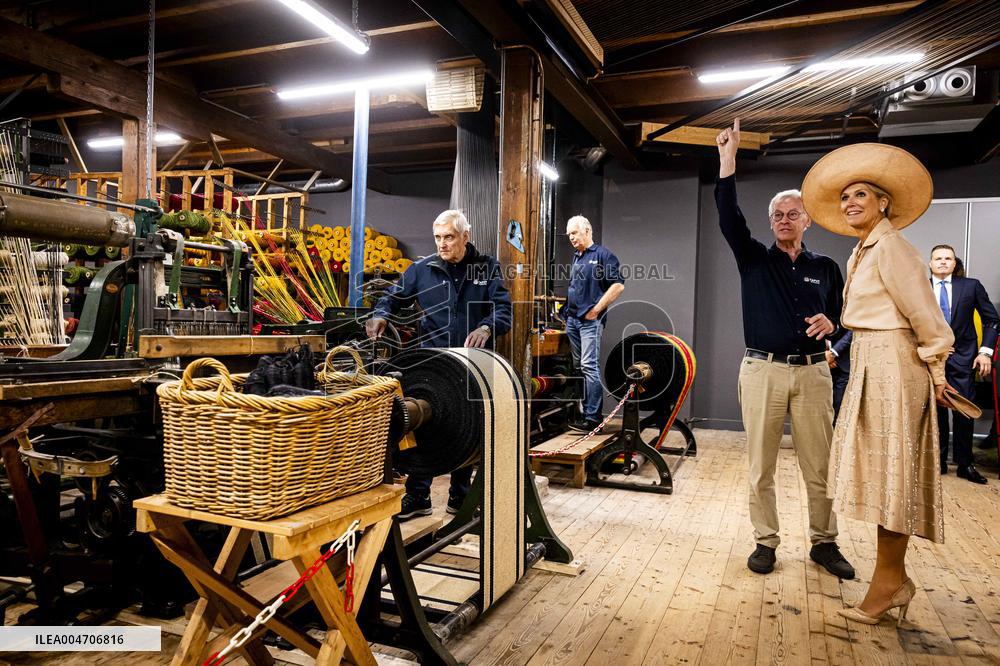 Queen Maxima Opens Restored Carpet Museum - Genemuiden