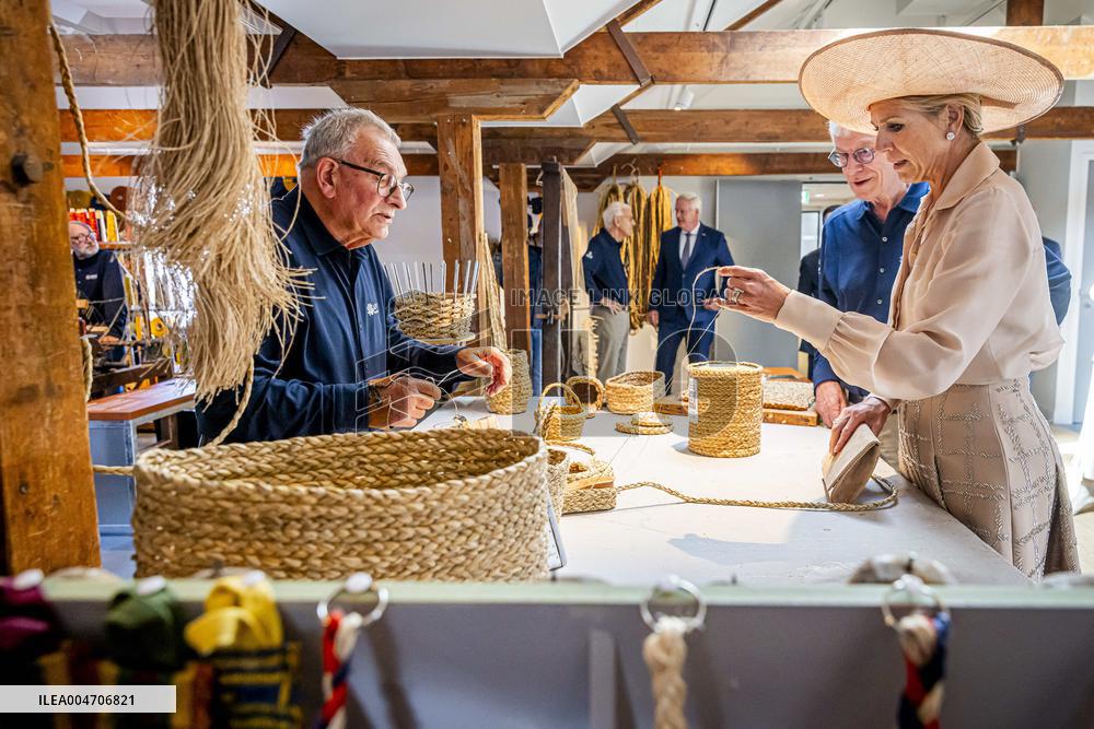 Queen Maxima Opens Restored Carpet Museum - Genemuiden