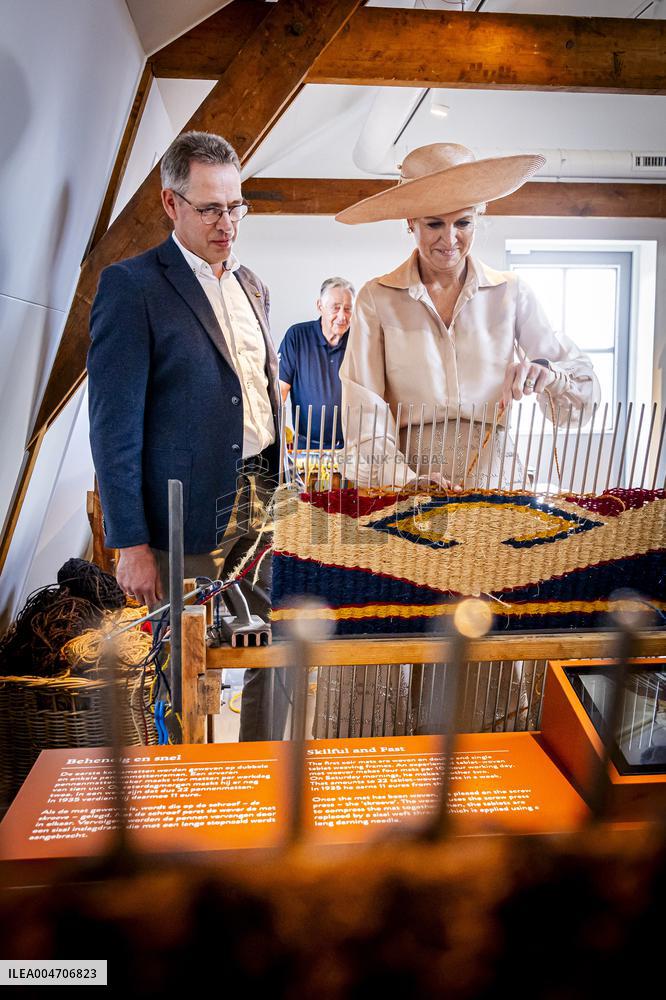 Queen Maxima Opens Restored Carpet Museum - Genemuiden