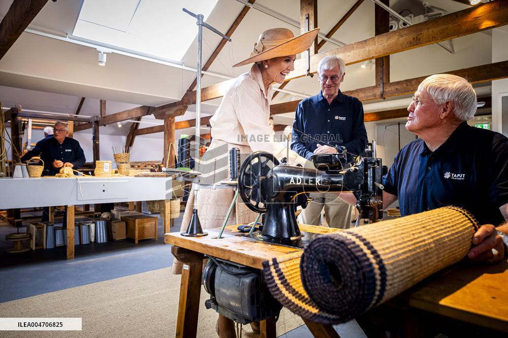 Queen Maxima Opens Restored Carpet Museum - Genemuiden