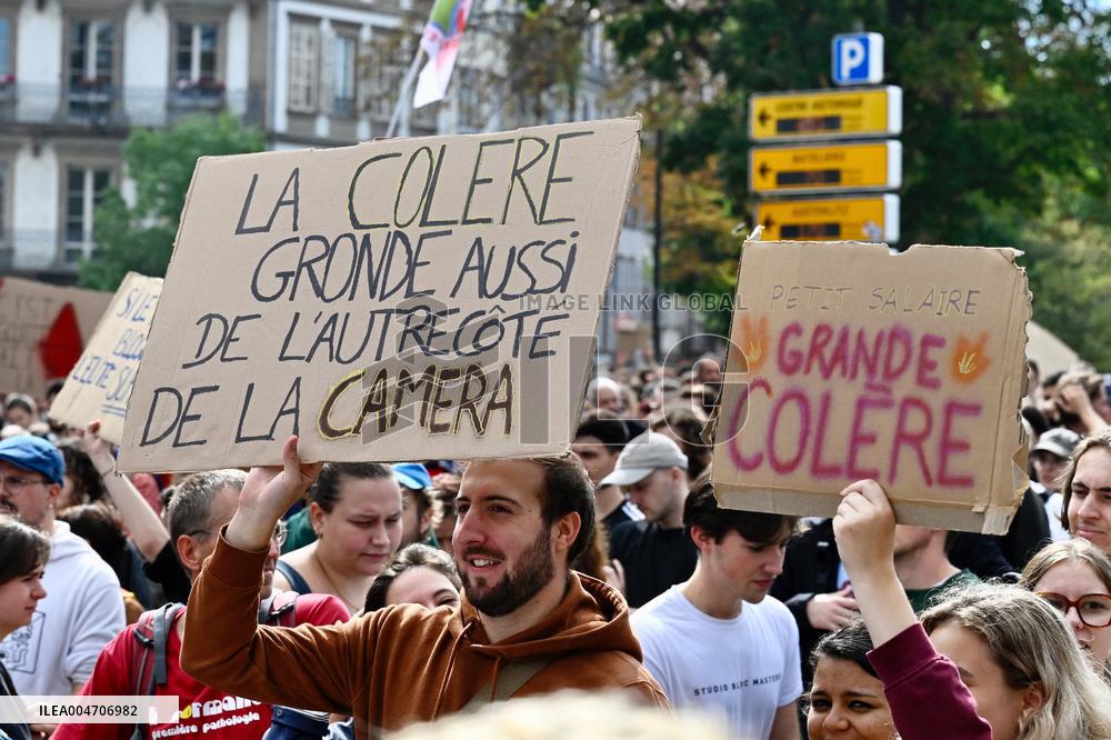 Bloquons Tout in Strasbourg