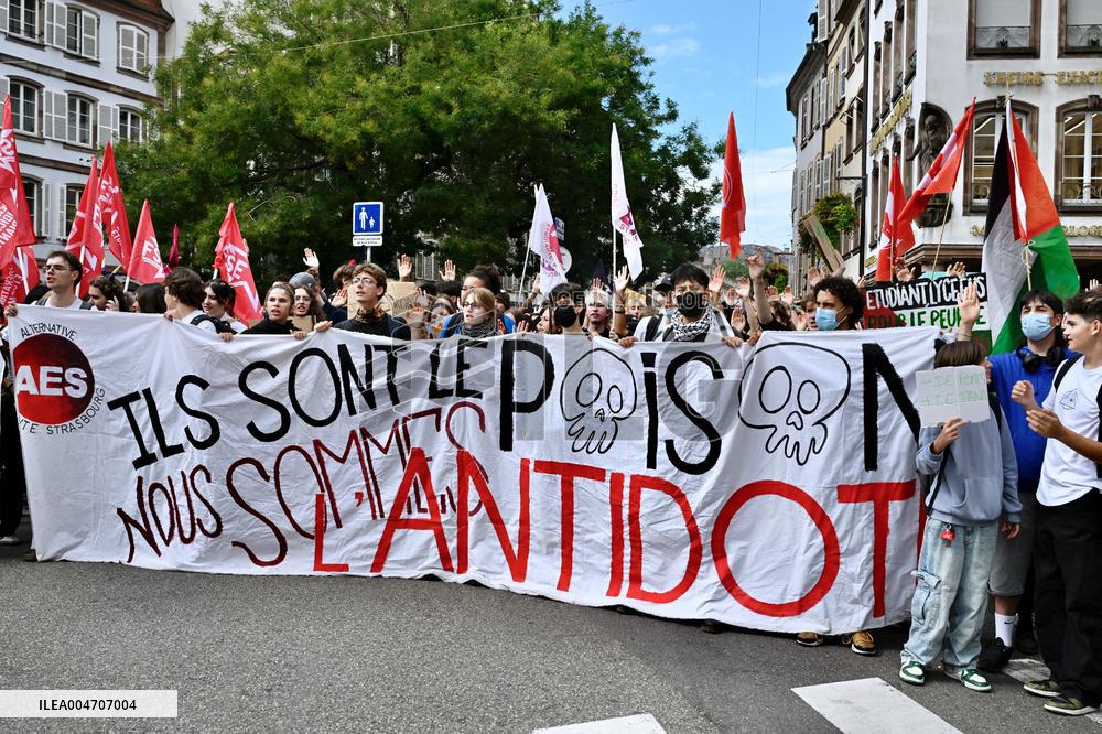 Bloquons Tout in Strasbourg