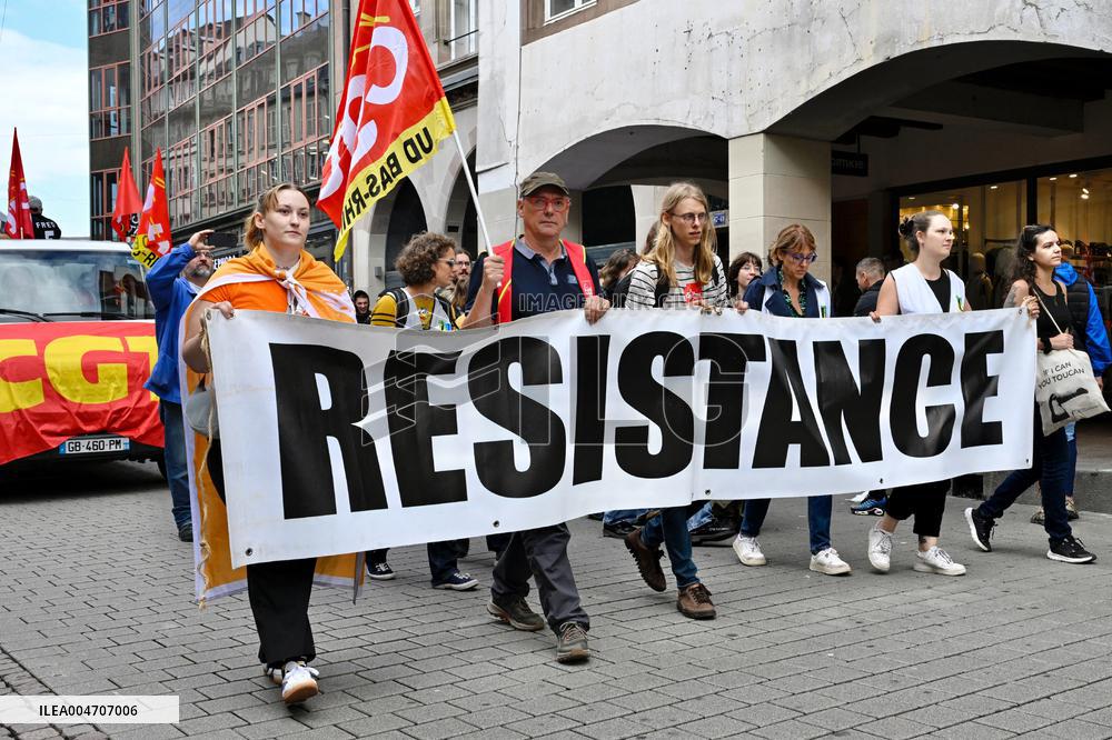 Bloquons Tout in Strasbourg