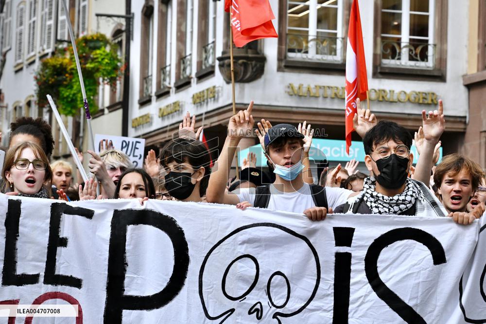 Bloquons Tout in Strasbourg