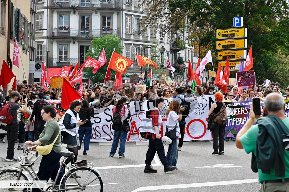 Bloquons Tout in Strasbourg