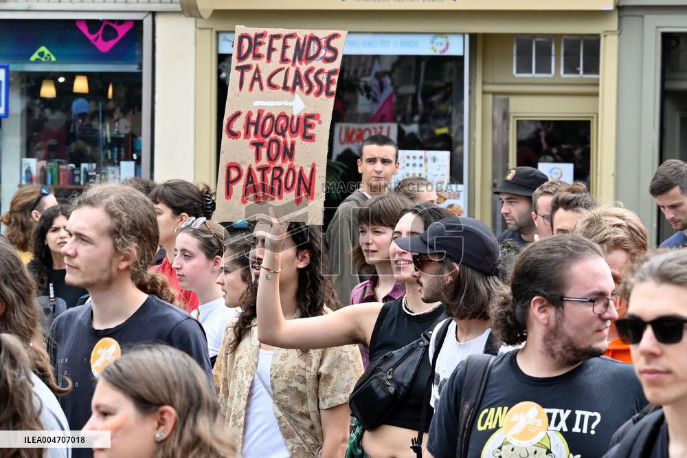 Bloquons Tout in Strasbourg
