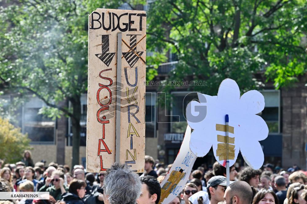 Bloquons Tout in Strasbourg