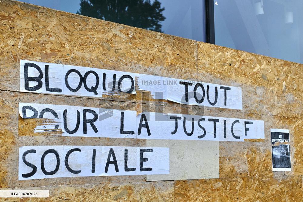 Bloquons Tout in Strasbourg