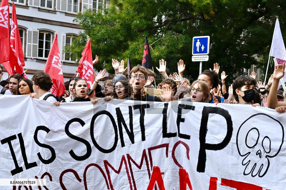 Bloquons Tout in Strasbourg