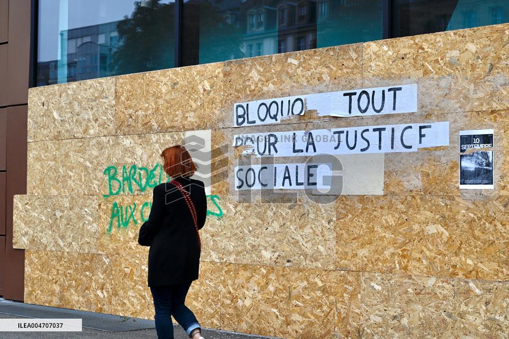 Bloquons Tout in Strasbourg