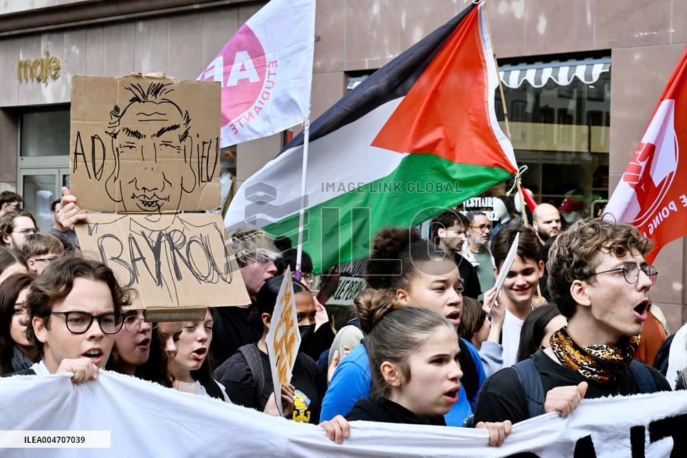 Bloquons Tout in Strasbourg