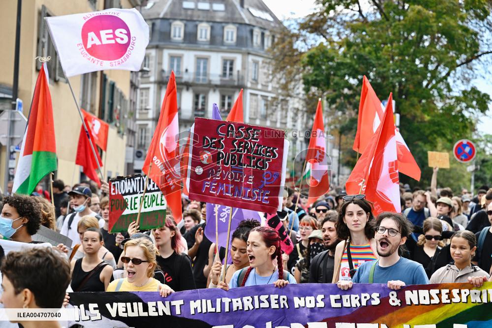 Bloquons Tout in Strasbourg