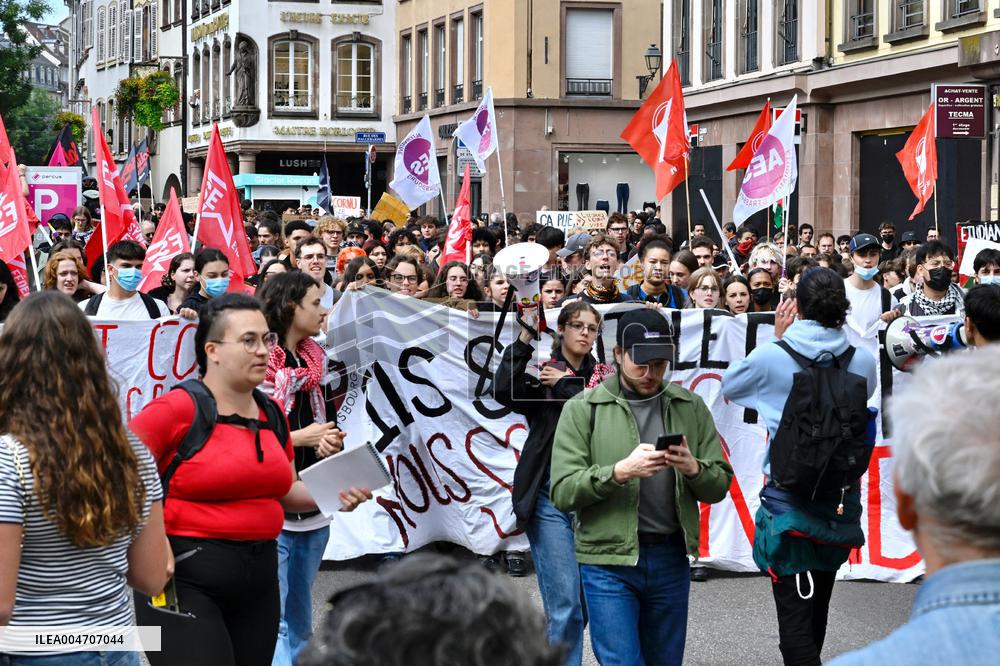 Bloquons Tout in Strasbourg