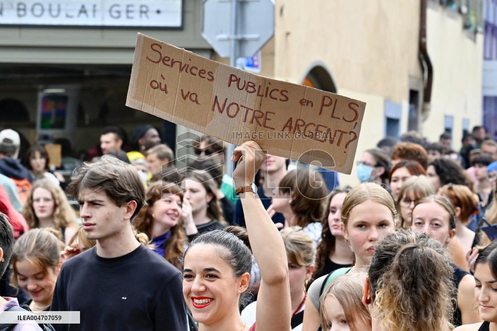 Bloquons Tout in Strasbourg