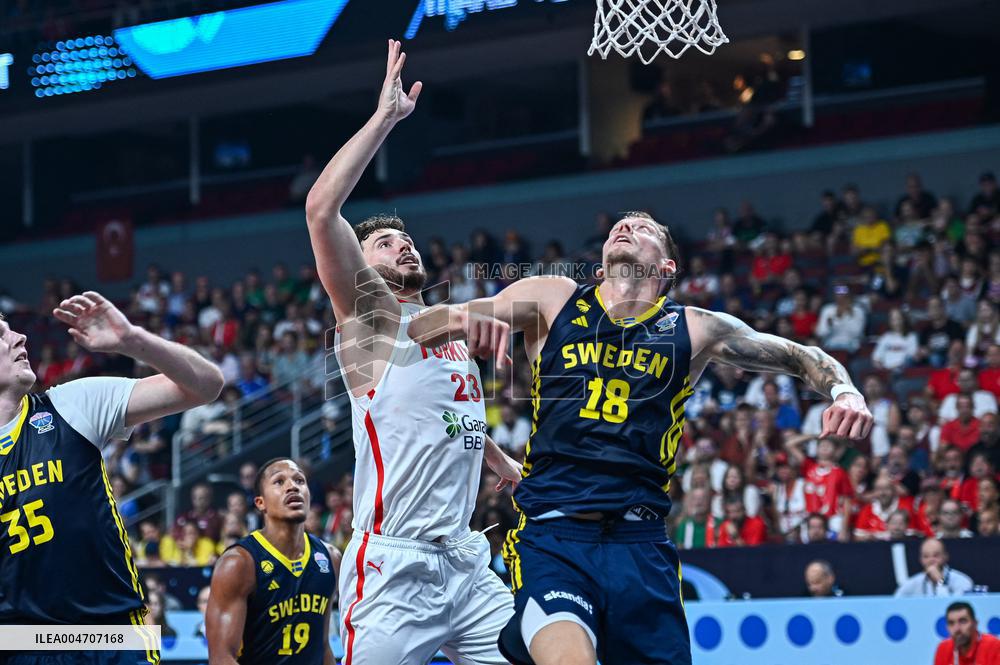 BASKET - Basket Internazionali - Turkiye v Sweden - FIBA EuroBasket 2025 - Round of 16