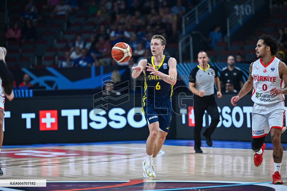 BASKET - Basket Internazionali - Turkiye v Sweden - FIBA EuroBasket 2025 - Round of 16