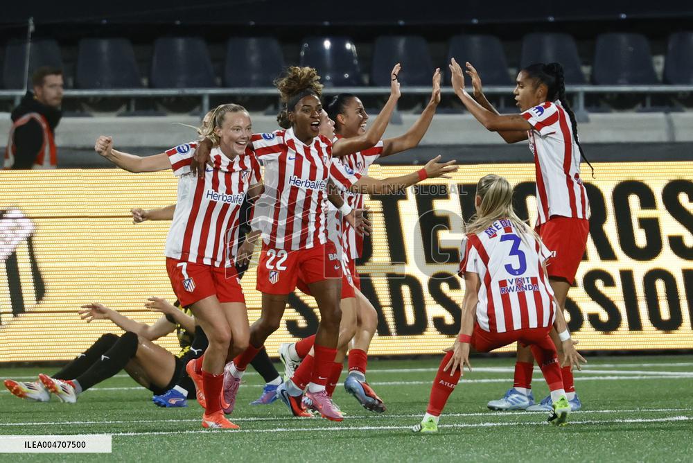WOMEN'S CHAMPIONS LEAGUE HÄCKEN-ATLÉTICO MADRID