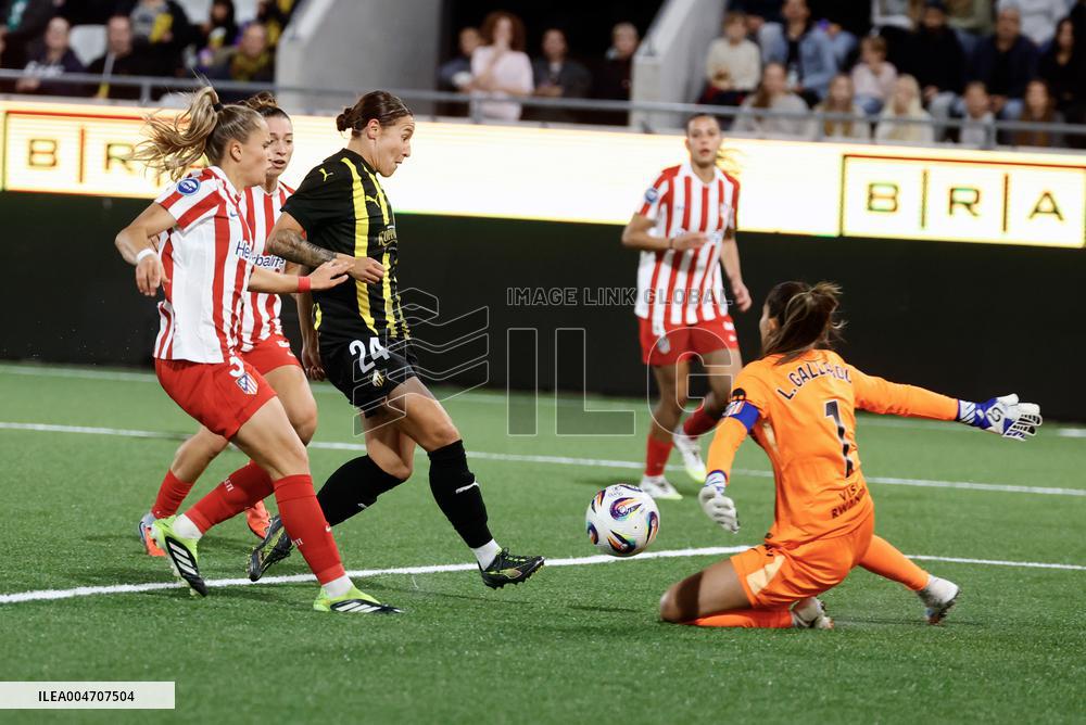 CHAMPIONS LEAGUE HÄCKEN-ATLÉTICO MADRID