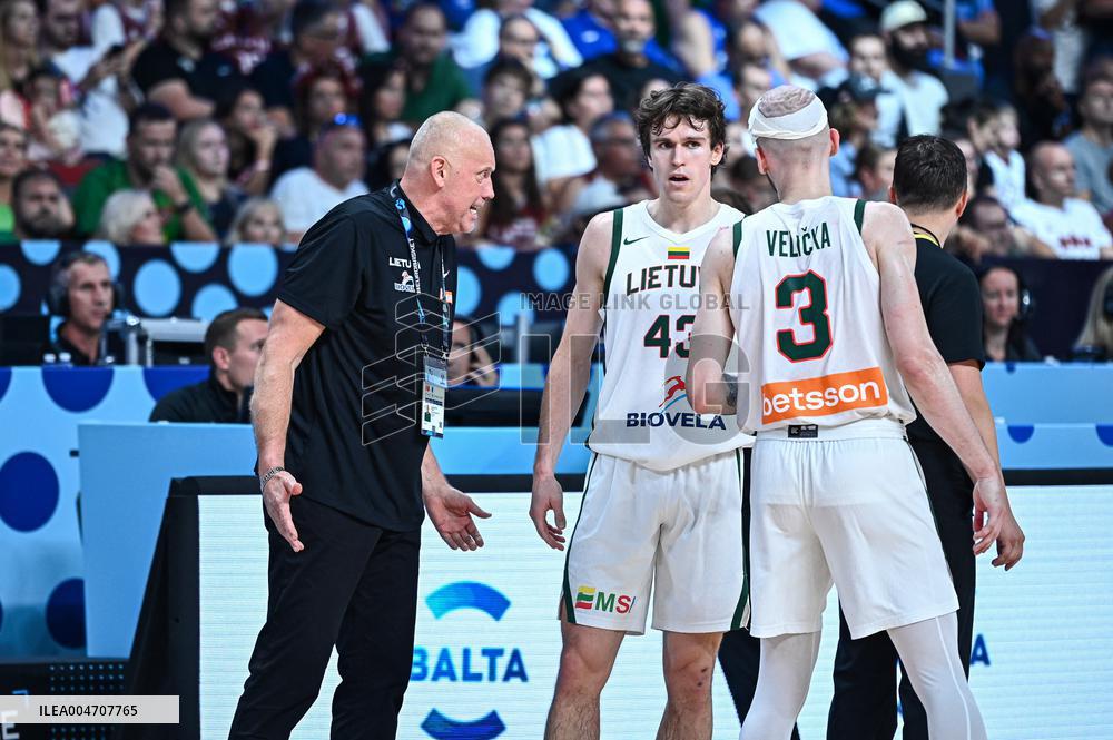 BASKET - Basket Internazionali - Lithuania v Latvia - FIBA EuroBasket 2025 - Round of 16