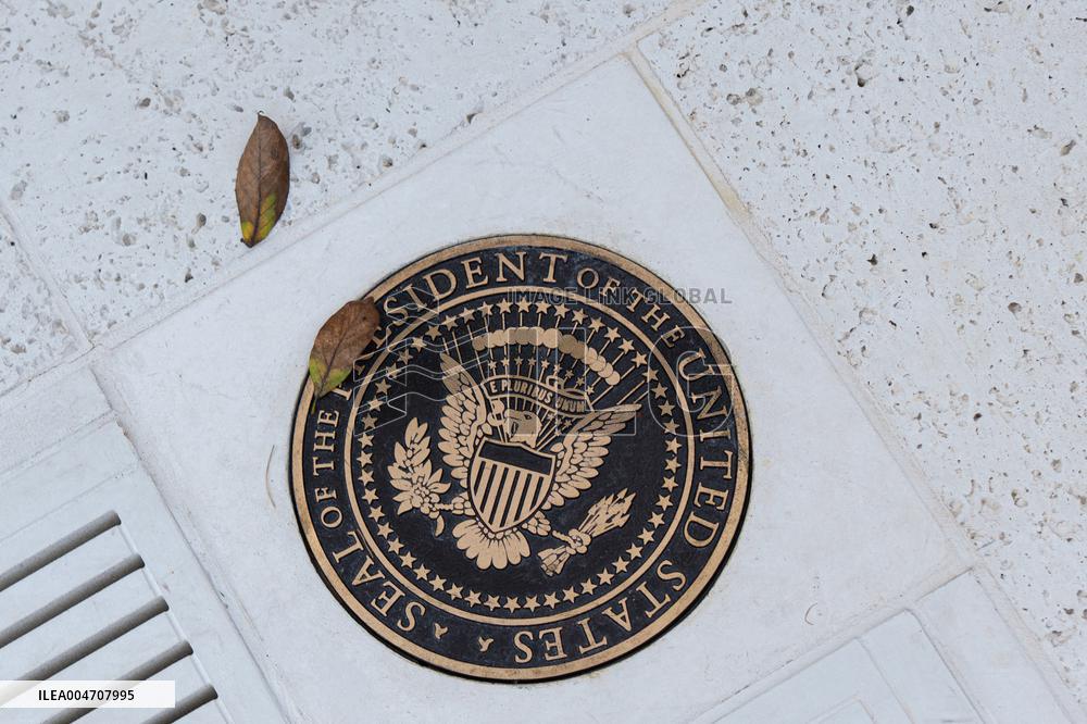 President Trump and First Lady Melnaia Trump Depart White House for New York