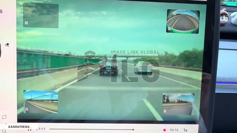 China: Driver Swiftly Swerves to Avoid Highway Collision in Shandong