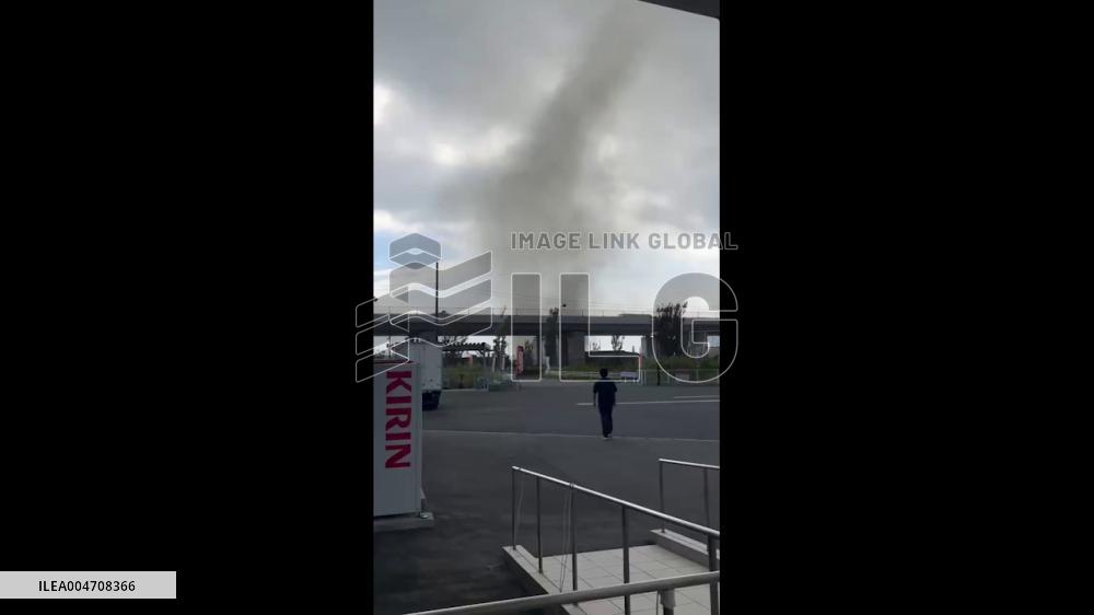 Japan: Tornado-Like Phenomenon Spotted in Kisarazu, Chiba