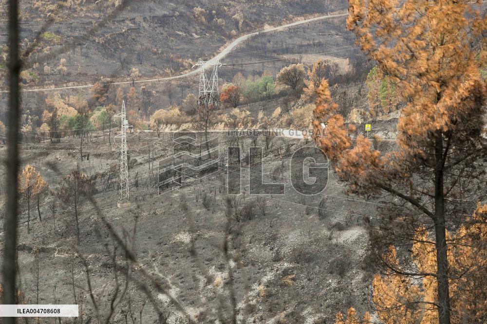 Larouco Fire Affects Quiroga And A Rua - Spain