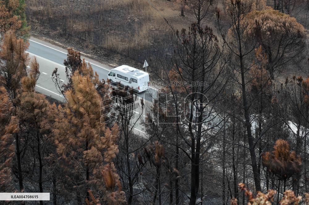 Larouco Fire Affects Quiroga And A Rua - Spain