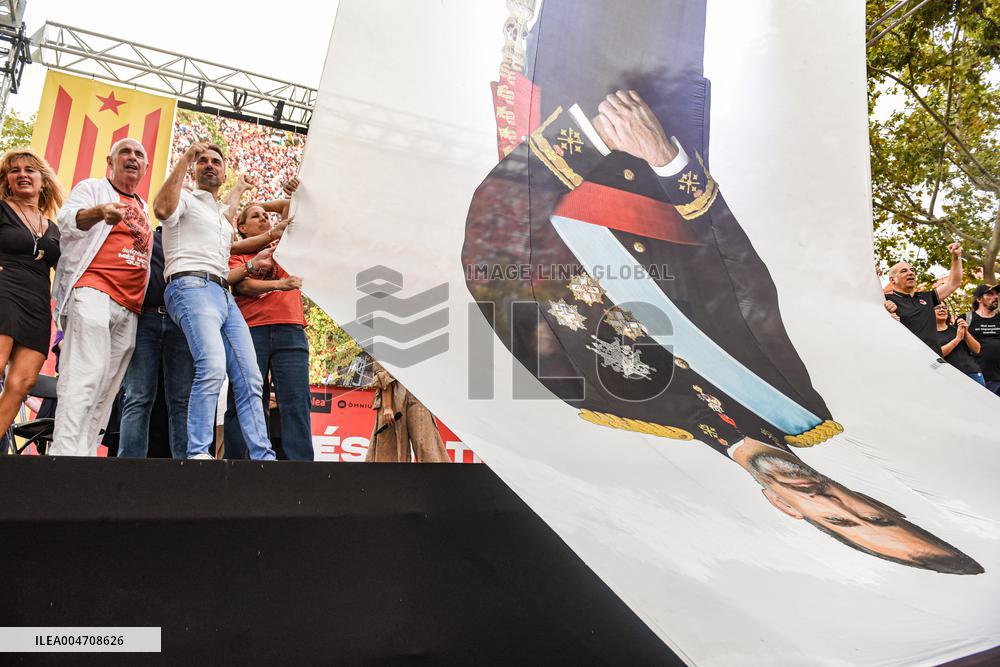 ANC Demonstration For Independence In Barcelona - Spain