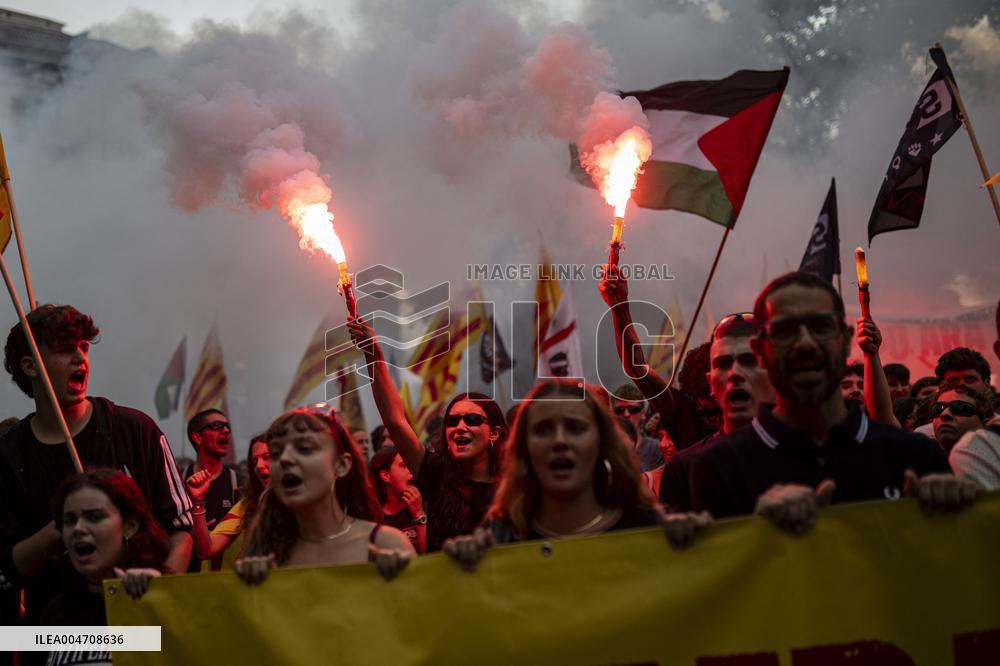ANC Demonstration For Independence In Barcelona - Spain