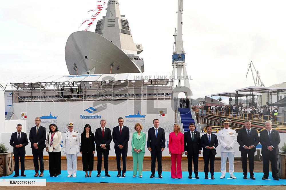Queen Sofia And Sanchez Attend Ceremony In Ferrol - Spain